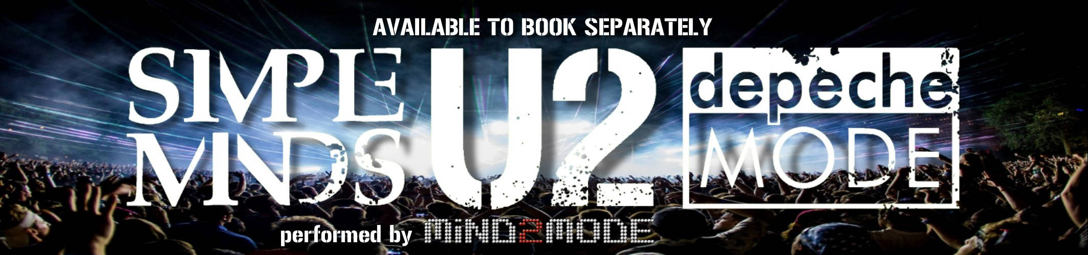 MIND2MODE Standalone Tribute Acts Banner Image